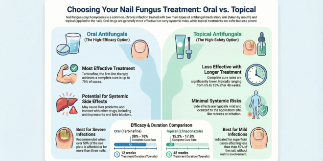 Oral vs. Topical Nail Fungus Treatment