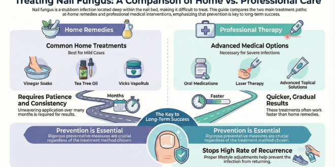 Toe Nail Fungus Cures Home vs Professional Care and Treatment