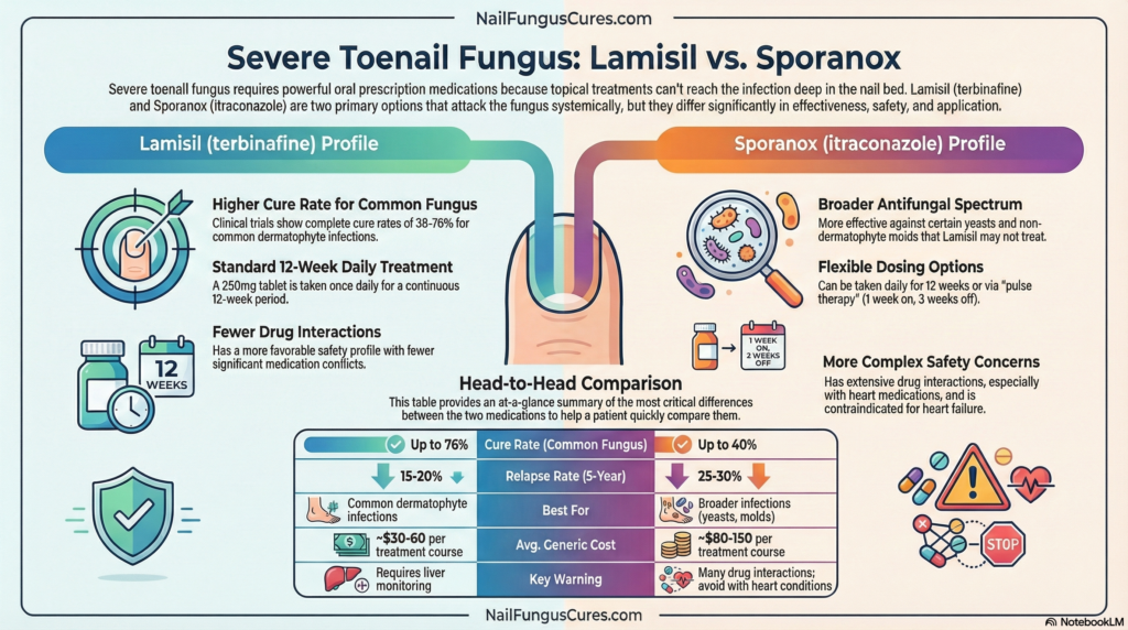 Toenail Fungus Drug Head-to-Head